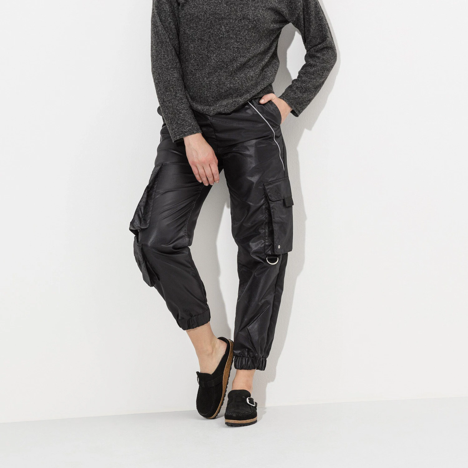 Birkenstock Buckley Suede Leather Black 4 Birkenstock Buckley Suede Leather Black - Image 4