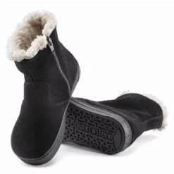 Birkenstock Lille Kids Suede Leather Black -Birkenstock Sale Store 1017843 sole