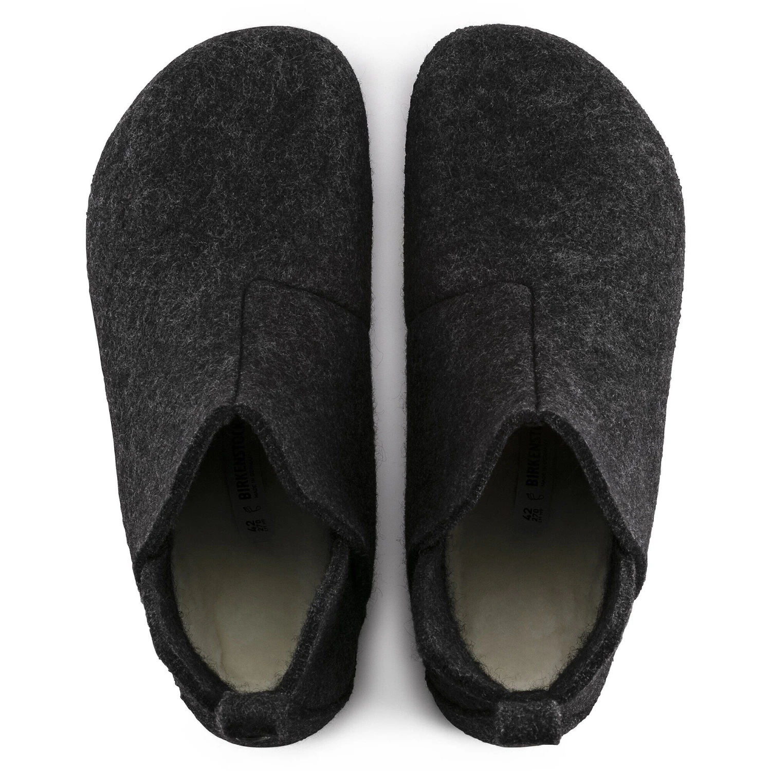 Birkenstock Andermatt Shearling Wool Felt Anthracite 4 Birkenstock Andermatt Shearling Wool Felt Anthracite - Image 4