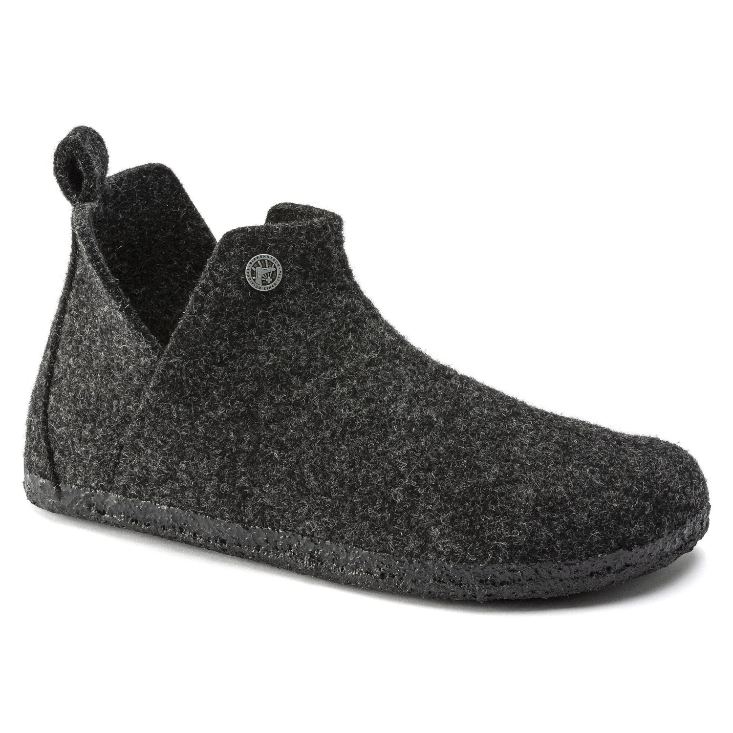 Birkenstock Andermatt Shearling Wool Felt Anthracite 1 Birkenstock Andermatt Shearling Wool Felt Anthracite