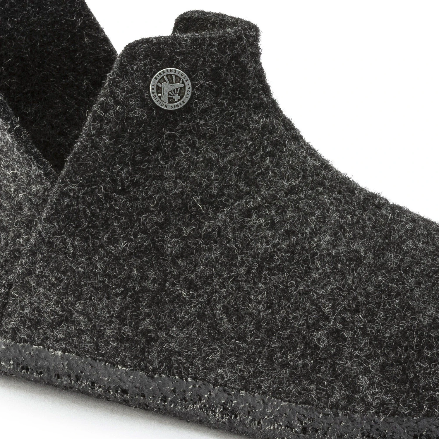 Birkenstock Andermatt Shearling Wool Felt Anthracite 9 Birkenstock Andermatt Shearling Wool Felt Anthracite - Image 9