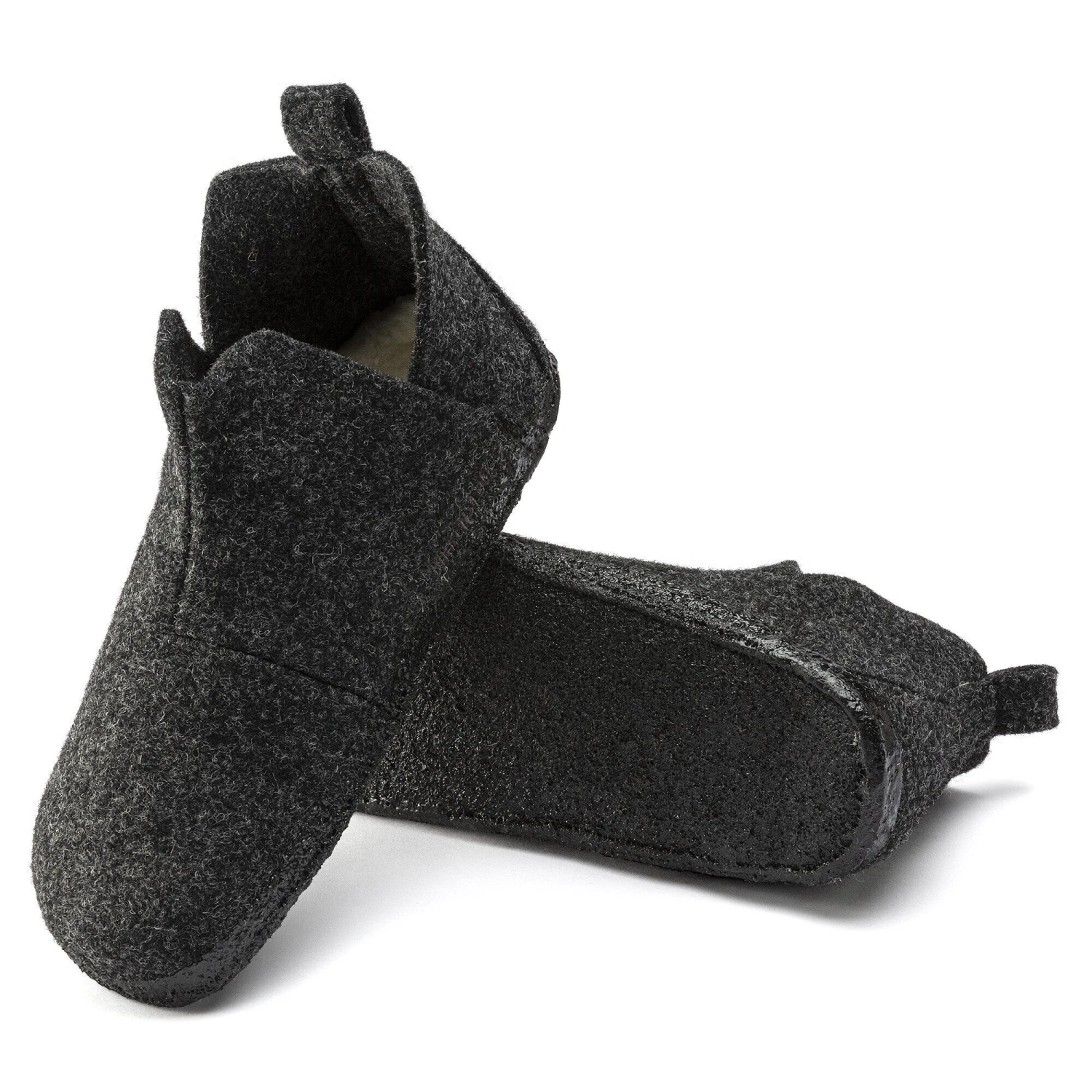 Birkenstock Andermatt Shearling Wool Felt Anthracite 10 Birkenstock Andermatt Shearling Wool Felt Anthracite - Image 10