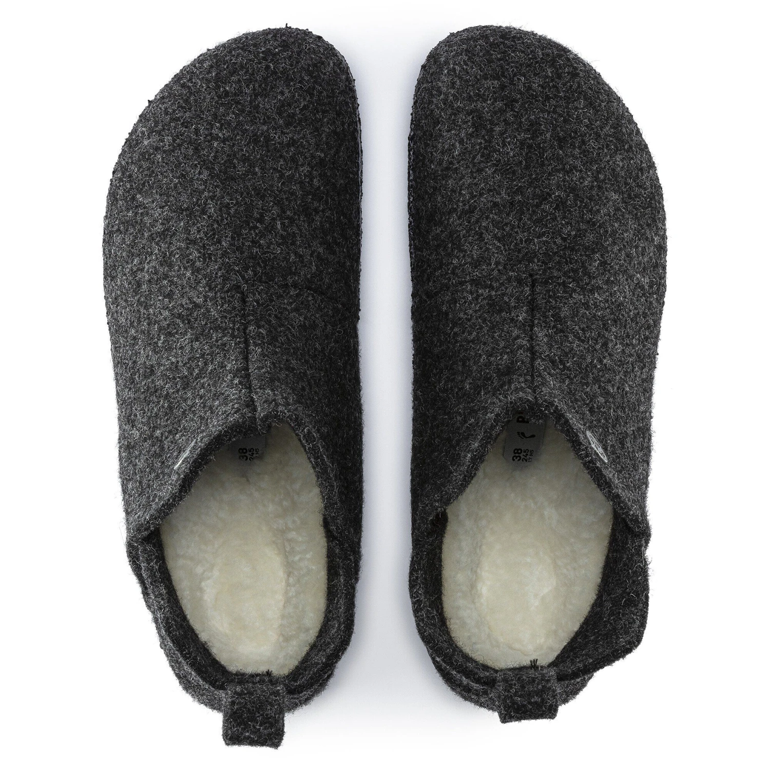 Birkenstock Andermatt Shearling Wool Felt Anthracite 3 Birkenstock Andermatt Shearling Wool Felt Anthracite - Image 3