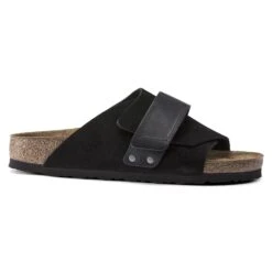 Birkenstock Kyoto Oiled Leather-Suede Leather Black 8 Birkenstock Kyoto Oiled Leather-Suede Leather Black -Birkenstock Sale Store 1018121 side