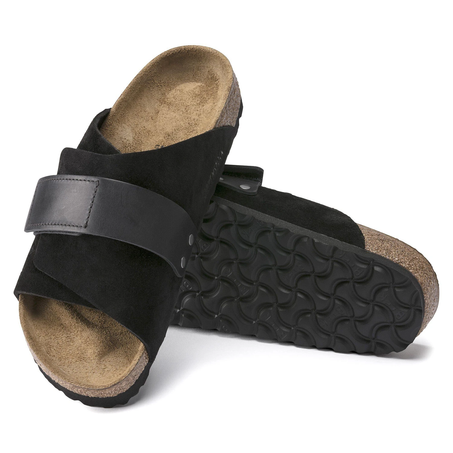 Birkenstock Kyoto Oiled Leather-Suede Leather Black 6 Birkenstock Kyoto Oiled Leather-Suede Leather Black - Image 6