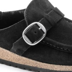 Birkenstock Buckley Shearling Suede Leather Black 24 Birkenstock Buckley Shearling Suede Leather Black -Birkenstock Sale Store 1018126 detail 1