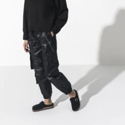 Birkenstock Buckley Shearling Suede Leather Black 23 Birkenstock Buckley Shearling Suede Leather Black -Birkenstock Sale Store 1018126 f look f