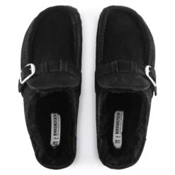Birkenstock Buckley Shearling Suede Leather Black 17 Birkenstock Buckley Shearling Suede Leather Black -Birkenstock Sale Store 1018126 top