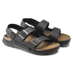 Birkenstock Milano Crosstown Men Oiled Leather Black -Birkenstock Sale Store 1018426 pair