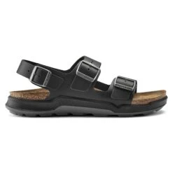 Birkenstock Milano Crosstown Men Oiled Leather Black -Birkenstock Sale Store 1018426 side