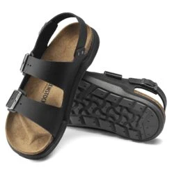 Birkenstock Milano Crosstown Men Oiled Leather Black -Birkenstock Sale Store 1018426 sole
