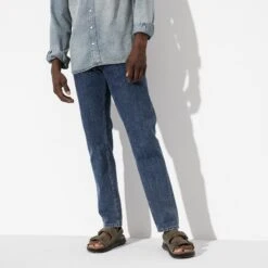 Birkenstock Milano Crosstown Men Oiled Leather Faded Khaki -Birkenstock Sale Store 1018427 f look m