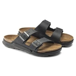 Birkenstock Arizona Crosstown Men Oiled Leather Black -Birkenstock Sale Store 1018461 pair