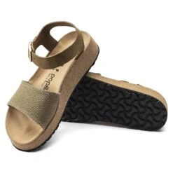 Glenda Suede Leather-Textile Faded Khaki -Birkenstock Sale Store 1018534 sole