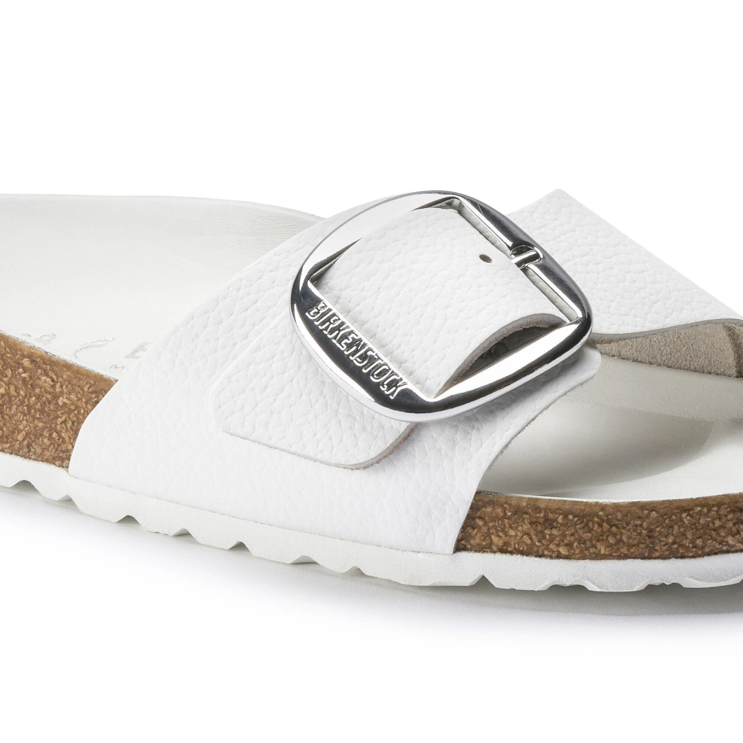 Birkenstock Madrid Big Buckle Leather White 5 Birkenstock Madrid Big Buckle Leather White - Image 5