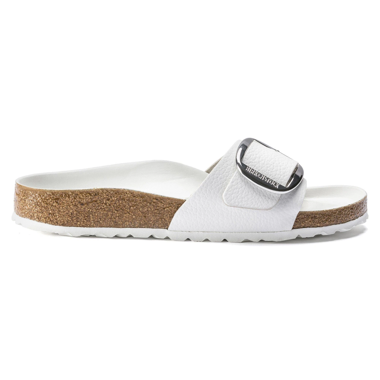 Birkenstock Madrid Big Buckle Leather White 3 Birkenstock Madrid Big Buckle Leather White - Image 3