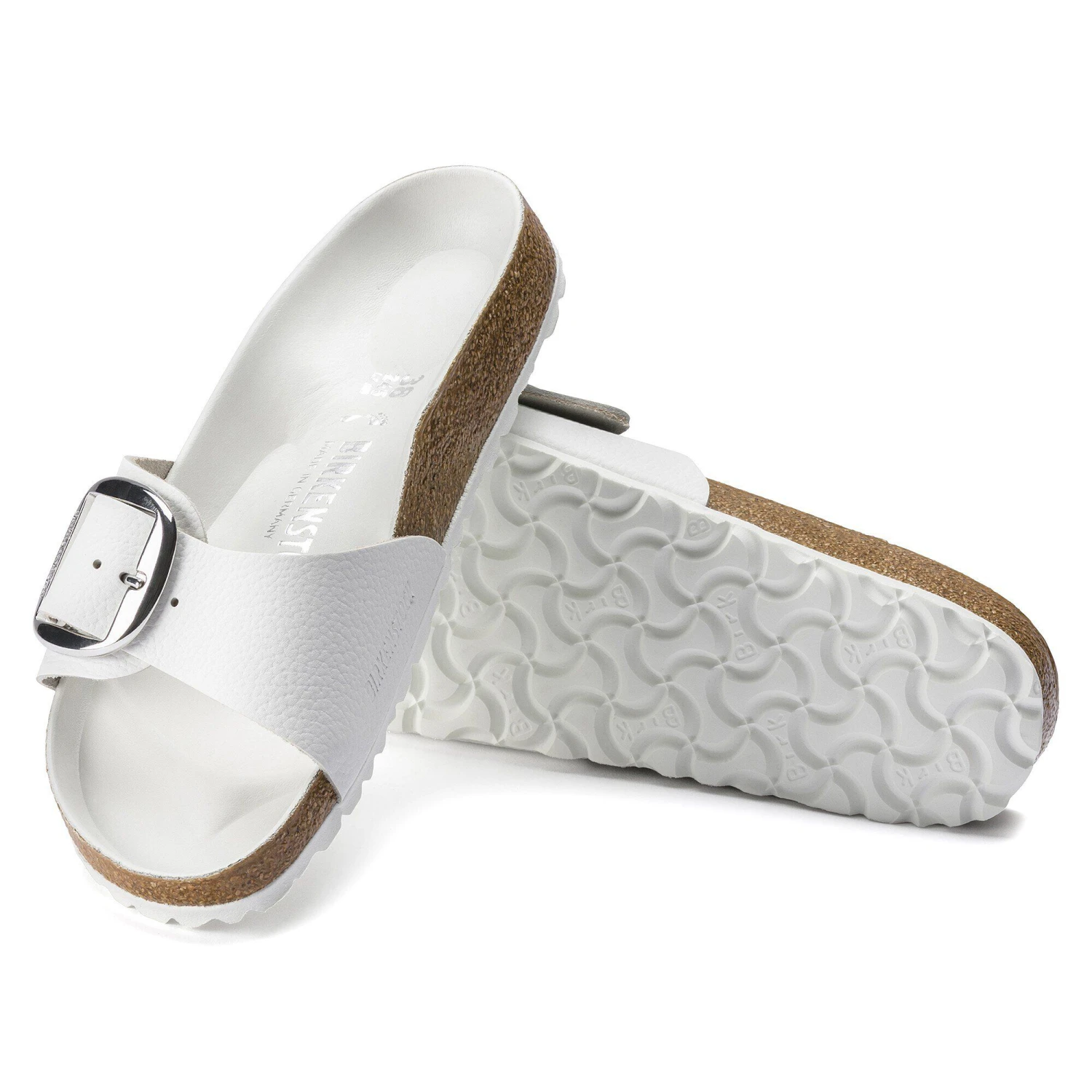 Birkenstock Madrid Big Buckle Leather White 8 Birkenstock Madrid Big Buckle Leather White - Image 8
