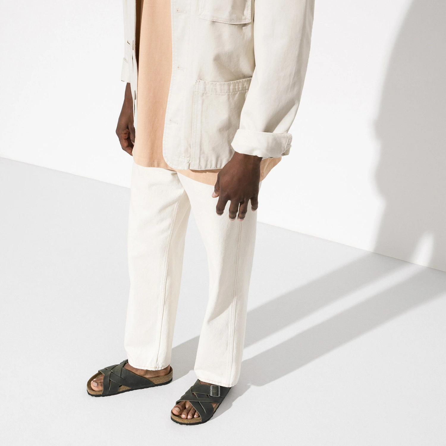 Birkenstock Lugano Oiled Leather Faded Khaki 5 Birkenstock Lugano Oiled Leather Faded Khaki - Image 5