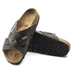 Birkenstock Lugano Oiled Leather Faded Khaki 11 Birkenstock Lugano Oiled Leather Faded Khaki -Birkenstock Sale Store 1019024 sole