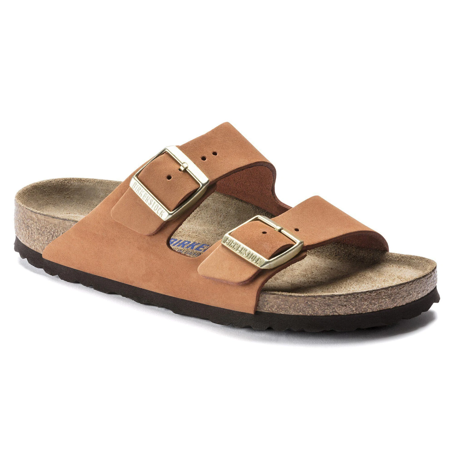 Birkenstock Arizona Soft Footbed Nubuck Leather Pecan 1 Birkenstock Arizona Soft Footbed Nubuck Leather Pecan