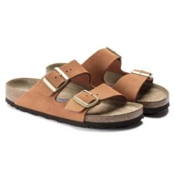 Birkenstock Arizona Soft Footbed Nubuck Leather Pecan 15 Birkenstock Arizona Soft Footbed Nubuck Leather Pecan -Birkenstock Sale Store 1019042 pair