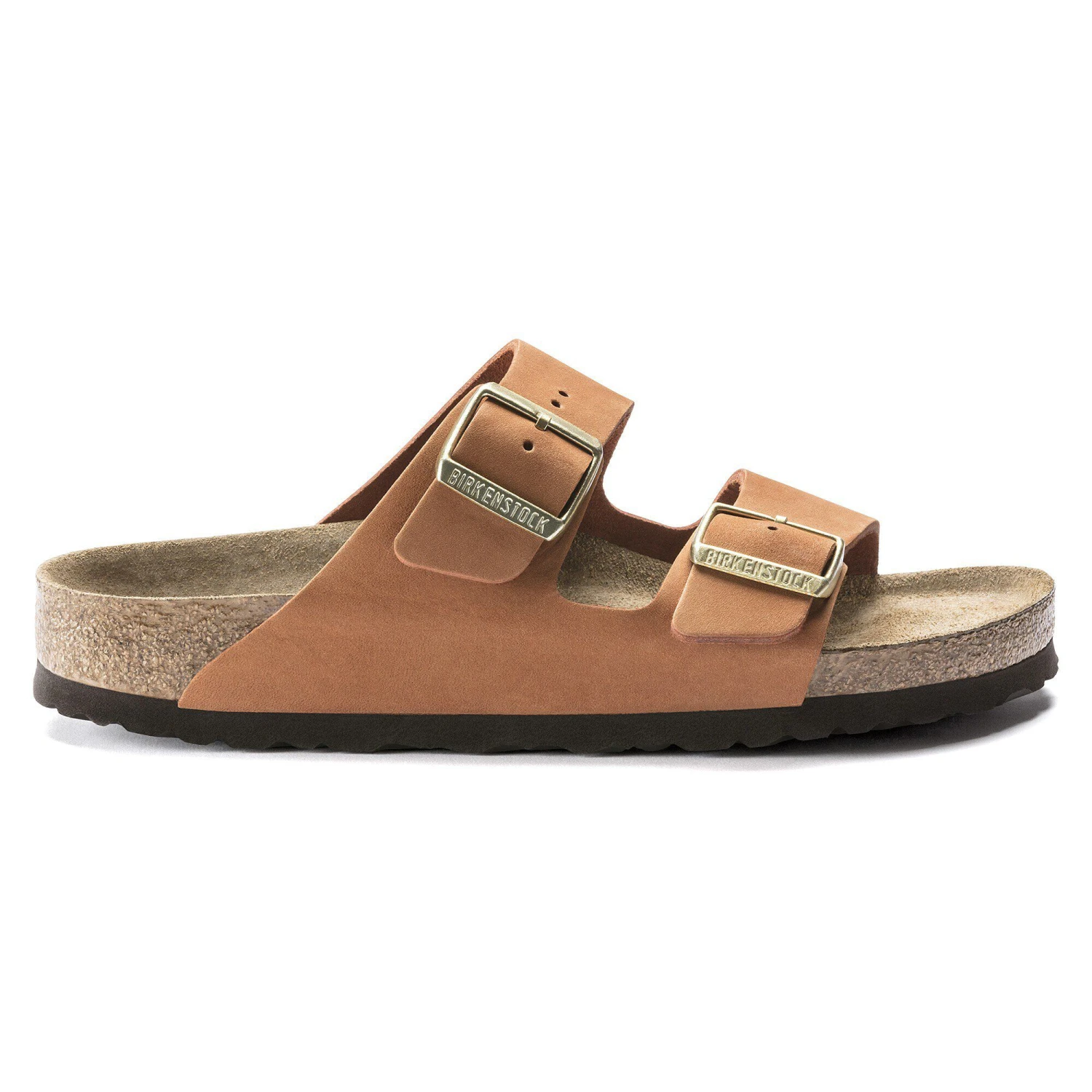 Birkenstock Arizona Soft Footbed Nubuck Leather Pecan 3 Birkenstock Arizona Soft Footbed Nubuck Leather Pecan - Image 3