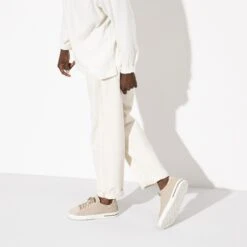 Birkenstock Bend Low Canvas-Suede Sandcastle -Birkenstock Sale Store 1019163 f look m