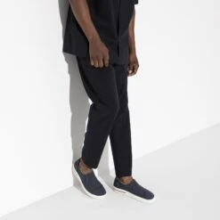 Birkenstock Oswego Canvas-Suede Midnight Blue -Birkenstock Sale Store 1019181 f look m