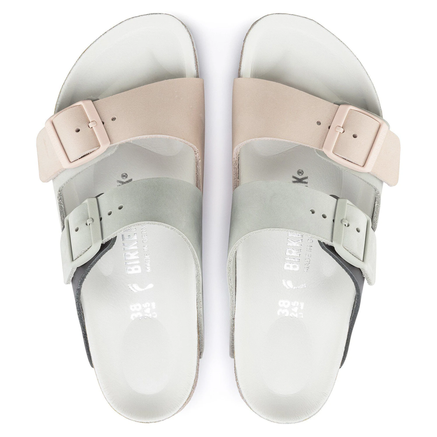 Birkenstock Arizona Split Nubuck Leather Mineral/Light Rose 2 Birkenstock Arizona Split Nubuck Leather Mineral/Light Rose - Image 2