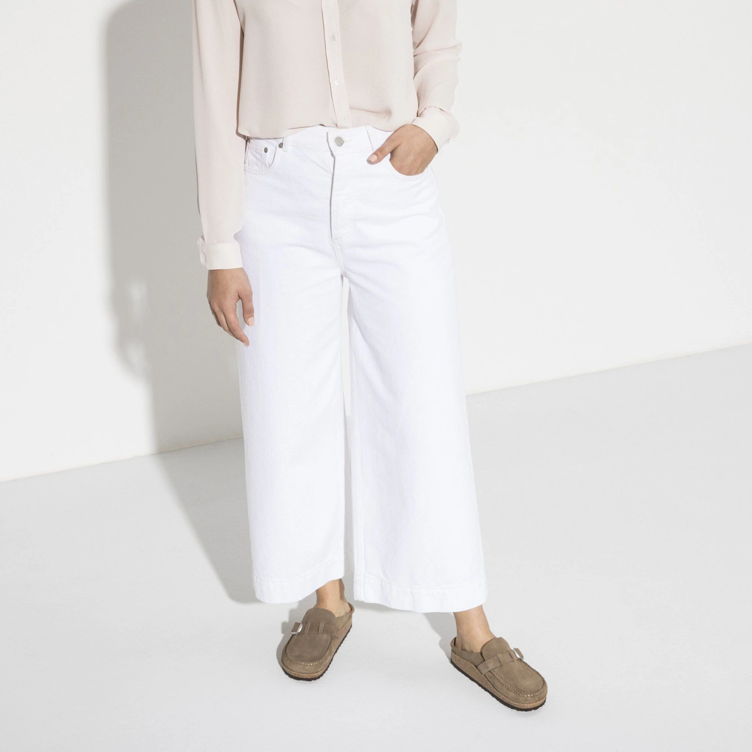 Birkenstock Buckley Suede Leather Gray Taupe 4 Birkenstock Buckley Suede Leather Gray Taupe - Image 4