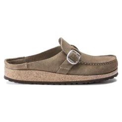 Birkenstock Buckley Suede Leather Gray Taupe 10 Birkenstock Buckley Suede Leather Gray Taupe -Birkenstock Sale Store 1019490 side