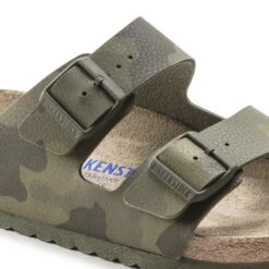 Birkenstock Arizona Soft Footbed Birko-Flor Desert Soil Camo Green -Birkenstock Sale Store 1019597 detail 1
