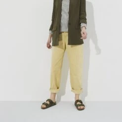 Birkenstock Arizona Soft Footbed Birko-Flor Desert Soil Camo Green -Birkenstock Sale Store 1019597 f look f