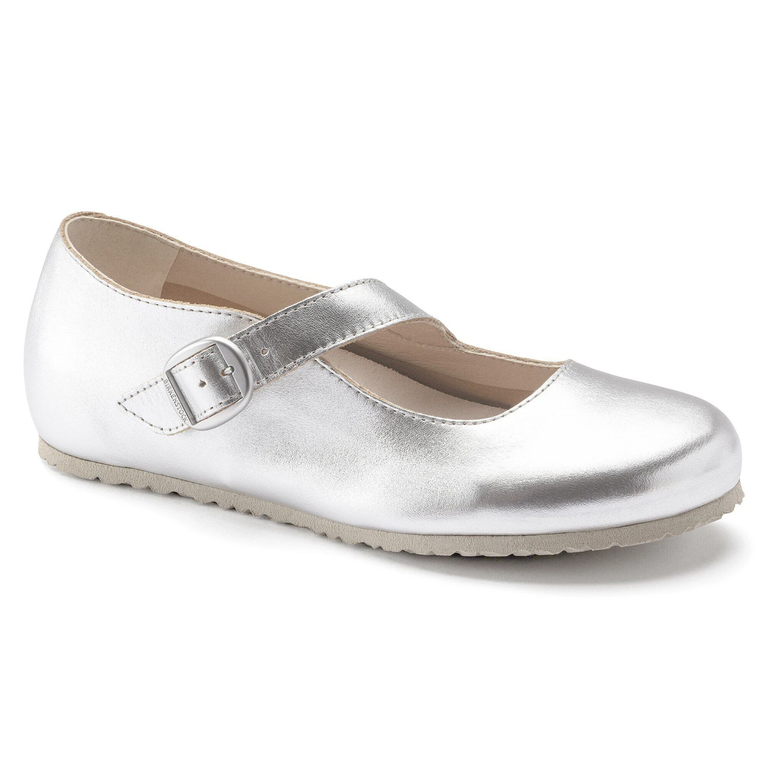 Birkenstock Tracy Leather Silver 1 Birkenstock Tracy Leather Silver