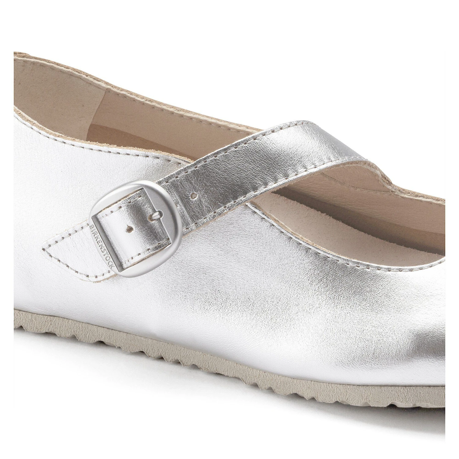 Birkenstock Tracy Leather Silver 7 Birkenstock Tracy Leather Silver - Image 7
