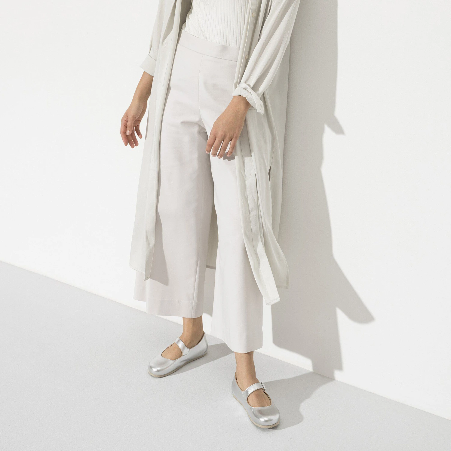 Birkenstock Tracy Leather Silver 8 Birkenstock Tracy Leather Silver - Image 8