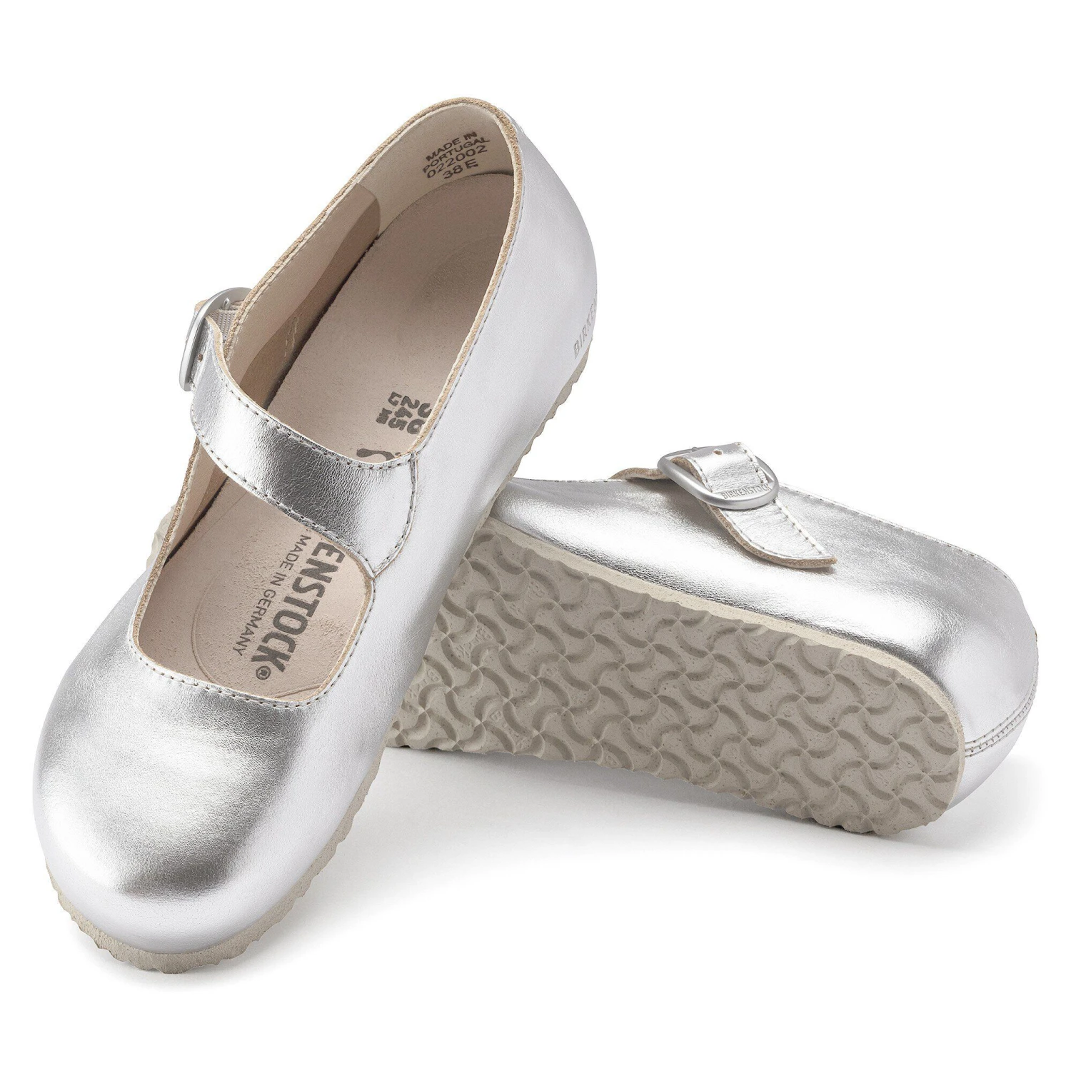 Birkenstock Tracy Leather Silver 4 Birkenstock Tracy Leather Silver - Image 4