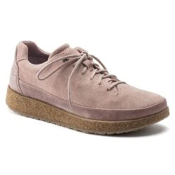Birkenstock Honnef Low Suede Leather Soft Pink
