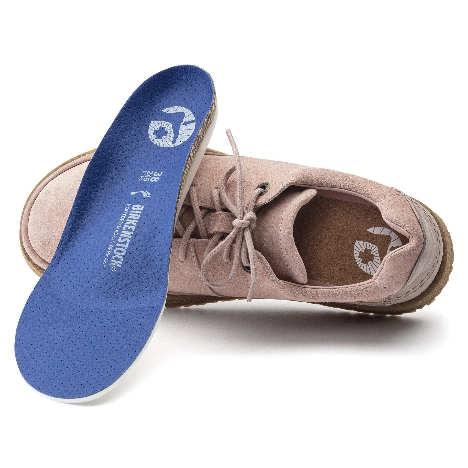 Birkenstock Honnef Low Suede Leather Soft Pink 6 Birkenstock Honnef Low Suede Leather Soft Pink - Image 6