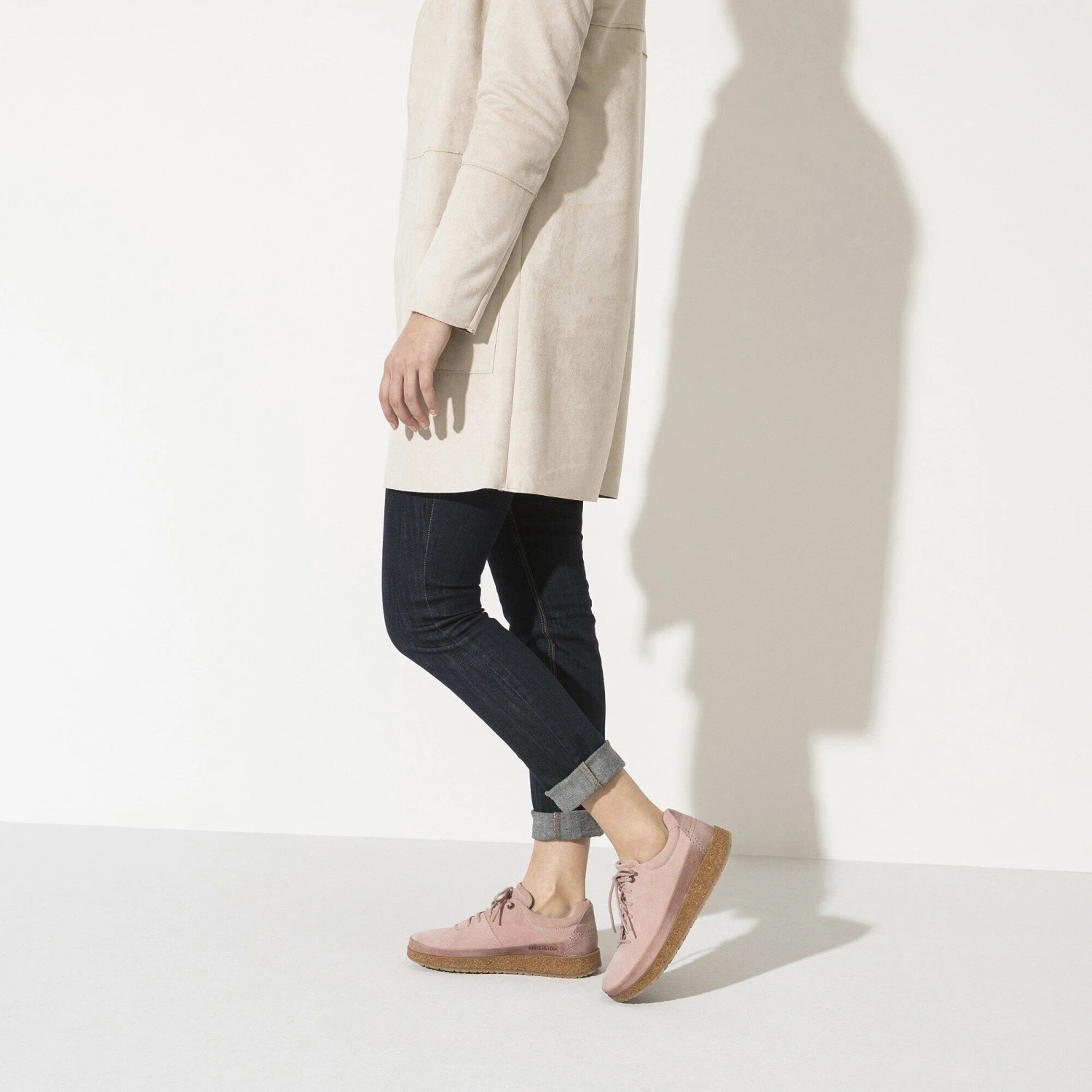 Birkenstock Honnef Low Suede Leather Soft Pink 5 Birkenstock Honnef Low Suede Leather Soft Pink - Image 5