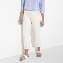 Birkenstock Arizona Split Birko-Flor White/Gold -Birkenstock Sale Store 1019996 f look f