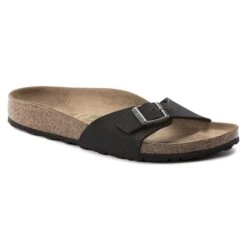 Birkenstock Madrid Vegan Birkibuc Black