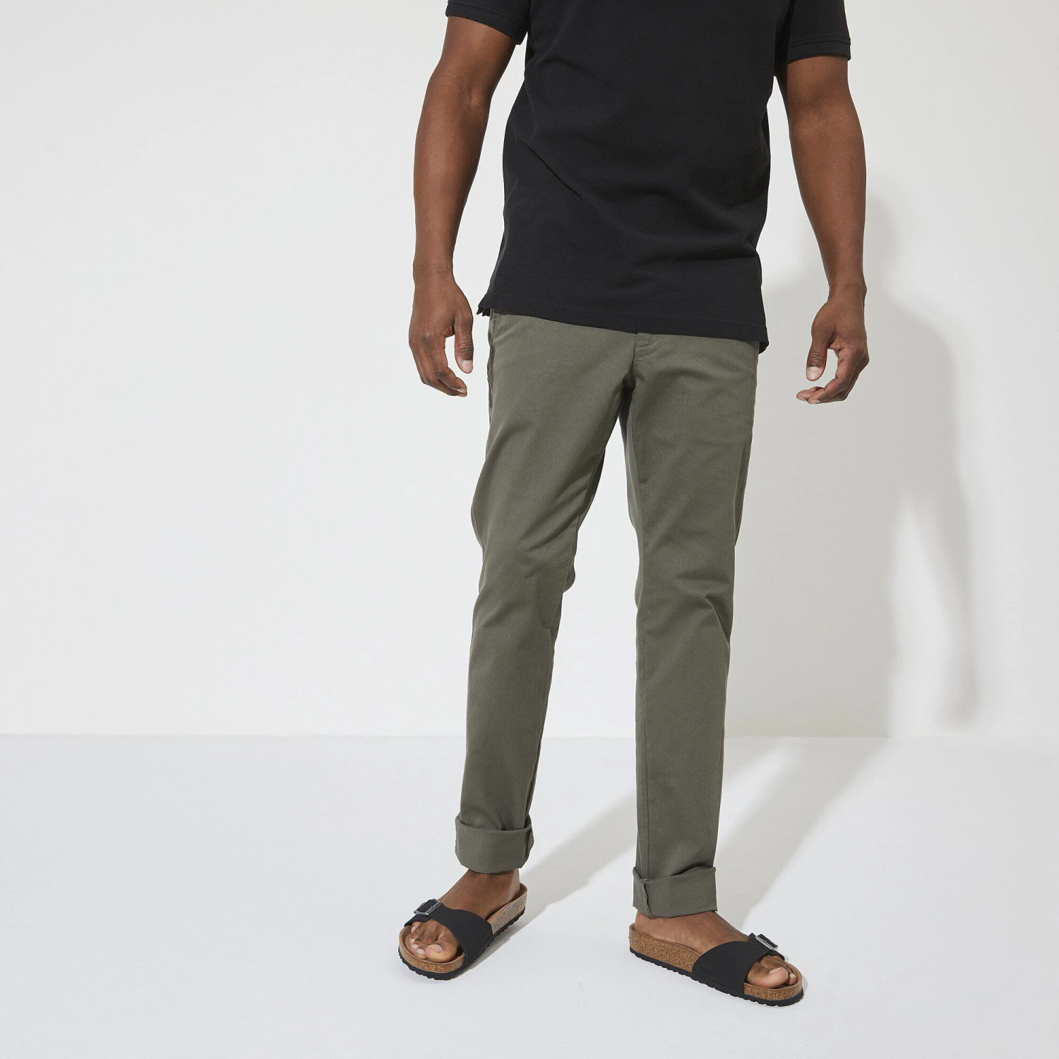 Birkenstock Madrid Vegan Birkibuc Black 9 Birkenstock Madrid Vegan Birkibuc Black - Image 9