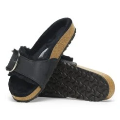 Birkenstock Madrid Big Buckle Shearling Oiled Leather Black 27 Birkenstock Madrid Big Buckle Shearling Oiled Leather Black -Birkenstock Sale Store 1020088 sole