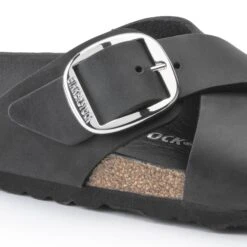 Birkenstock Siena Big Buckle Oiled Leather Black -Birkenstock Sale Store 1020156 detail 1