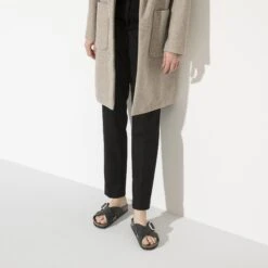 Birkenstock Siena Big Buckle Oiled Leather Black -Birkenstock Sale Store 1020156 f look f