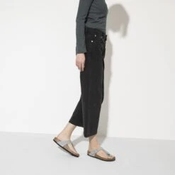 Birkenstock Gizeh Birko-Flor Patent Patent Alloy -Birkenstock Sale Store 1020171 f look f