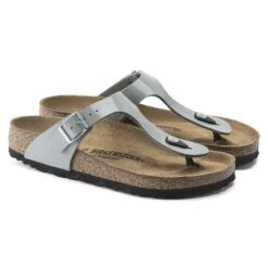 Birkenstock Gizeh Birko-Flor Patent Patent Alloy -Birkenstock Sale Store 1020171 pair