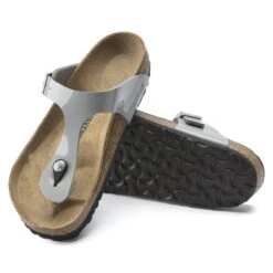 Birkenstock Gizeh Birko-Flor Patent Patent Alloy -Birkenstock Sale Store 1020171 sole