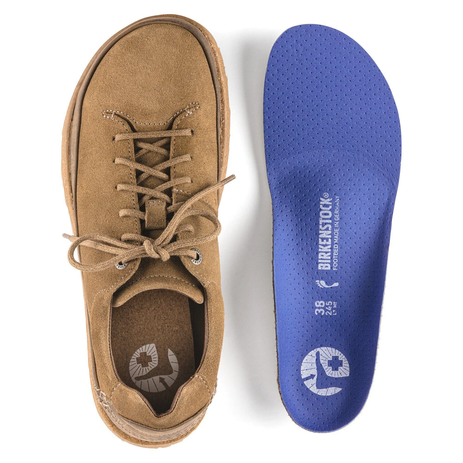 Birkenstock Honnef Low Suede Leather Dark Tea 5 Birkenstock Honnef Low Suede Leather Dark Tea - Image 5